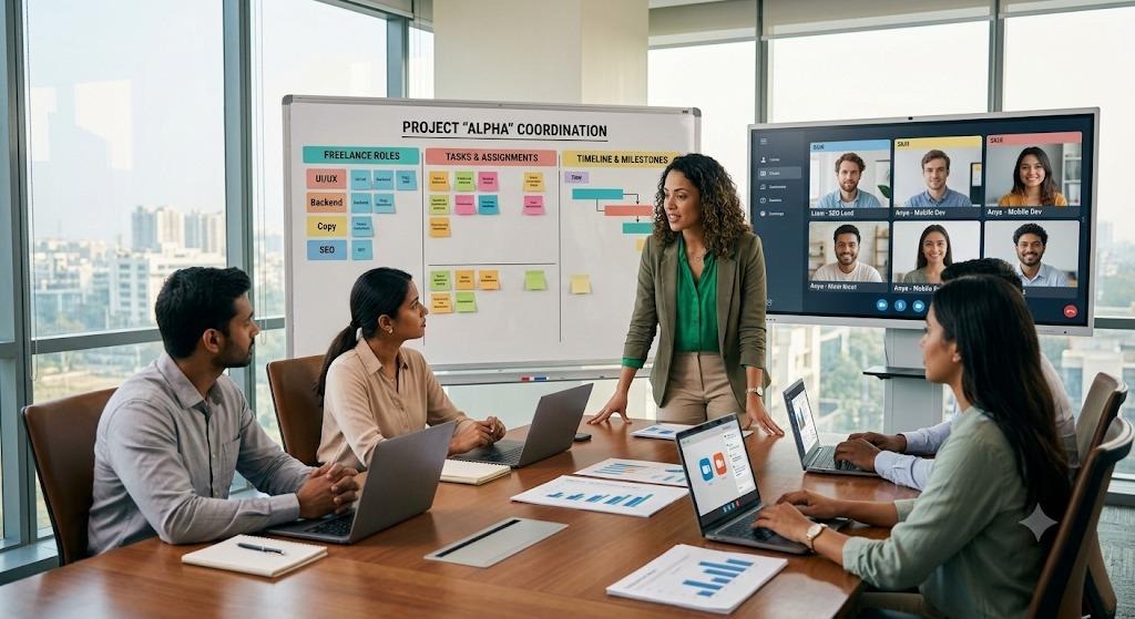 How to Manage Multiple Freelancers on One Project